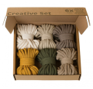 Bobbiny Makramee Garn Jumbo Creative Set - Earthy